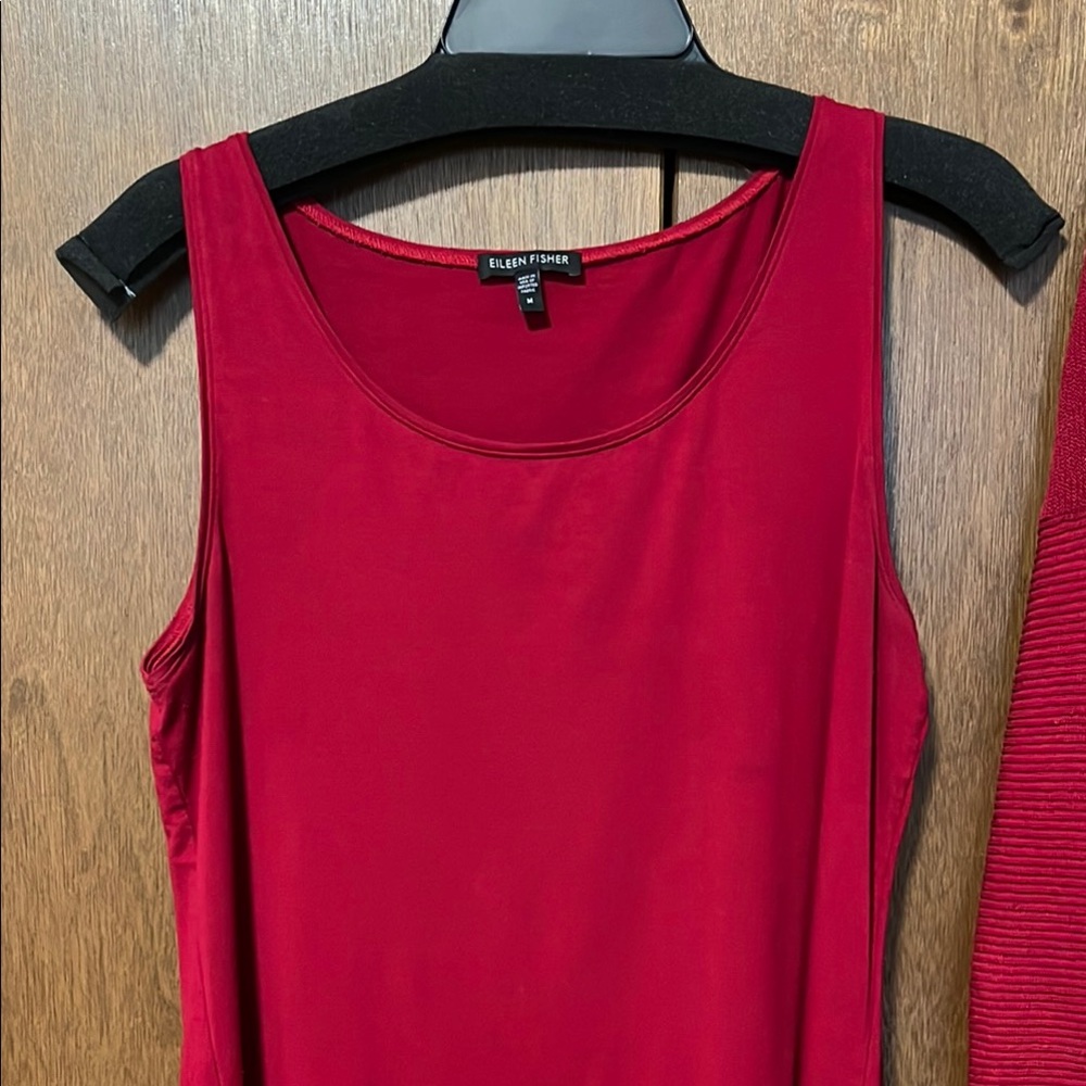 Eileen Fisher Women's Red Tank Top
